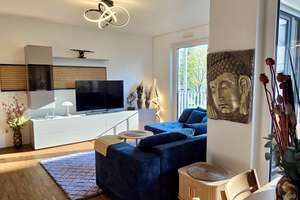 Komfortabel wohnen: modern möblierte 3-Zimmer-Wohnung mit Aufzug und Stellplatz in Köln-Ossendorf – Fitzmauricestraße 21, 50829 Ossendorf, Köln – Vorschaubild 2
