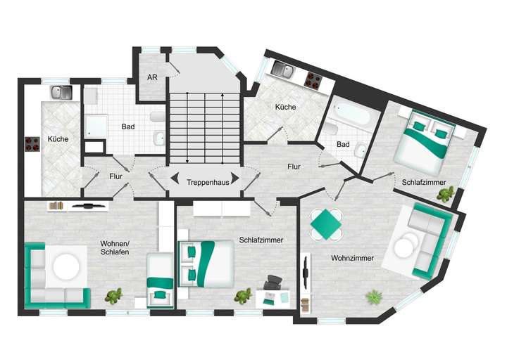 Grundriss 2 Obergeschoss