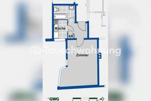 Tauschwohnung: Biete 1-Zimmer-Flat in Hamburg Wandsbek