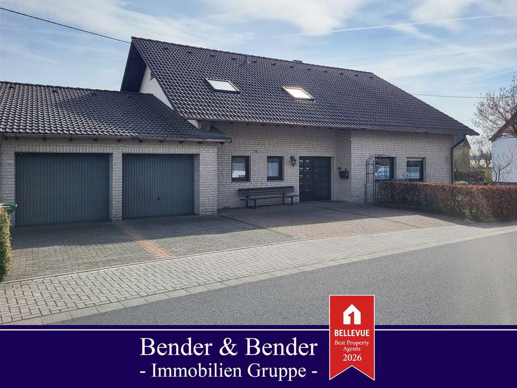 Immobilie in Ailertchen - Freistehendes Einfamilienhaus mit barrierefreiem Erdgeschoss, Doppelgarage und großem Garten! - Bild 0