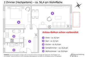 Erbpacht bis 2085 komplett BEZAHLT, top Grundriss, 2021 modernisiert, Bad neu, gepflegte Wohnanlage – Kohlrauschstraße 4, 80805 Alte Heide-Hirschau, München – Vorschaubild 4