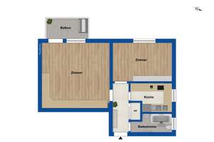 Hochparterre, bezugsfreie 2-Zimmer-Wohnung und Garage in Alt-Lichtenrade – Die vollständige Adresse der Immobilie erhältst du vom Anbieter., 12305 Lichtenrade, Berlin – Vorschaubild 16