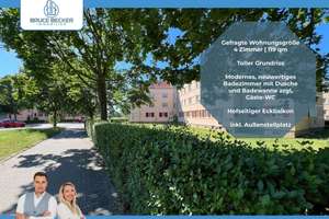 Gefragte Wohnungsgröße im Denkmalensemble! Vermietete 4-Zimmer-Wohnung mit Balkon und Stellplatz