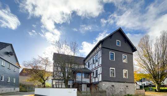 Bild von Liebevoll modernisiertes Fachwerkhaus mit integriertem Kornspeicher und besonderem Wohncharme