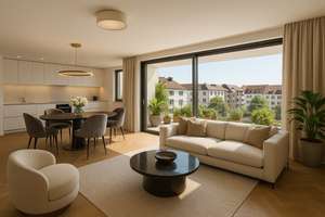 Weißensee: ERSTBEZUG im NEUBAU: LUXUS Dachgeschoss-Whg mit 5-Zi. ca. 112 m² + BALKON