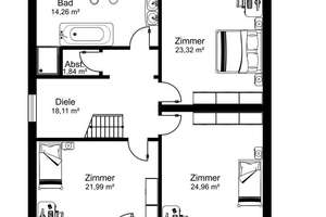 Altbauvilla mit Remise auf 1.509 m² Grundstück - viel Potential für Familien und Gewerbetreibende – Die vollständige Adresse der Immobilie erhältst du vom Anbieter., 22337 Alsterdorf, Hamburg – Vorschaubild 22