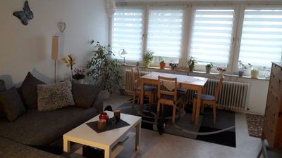 3 Zimmerwohnung im Erdgeschoss mit Balkon, Küche und Keller zu vermieten