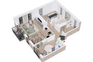 Münster Gremmendorf Neubau - Freundliche 3-Zimmer-Wohnung im 1. OG mit zwei Balkonen – Josef-Suwelack-Weg 33, 48167 Gremmendorf-Ost, Münster – Vorschaubild 11