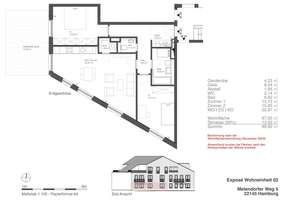 Direkt einziehen und wohlfühlen: Moderne 3-Zi.-Eigentumswohnung mit EBK und sonniger Terrasse! – Die vollständige Adresse der Immobilie erhältst du vom Anbieter., 22145 Rahlstedt, Hamburg – Vorschaubild 12
