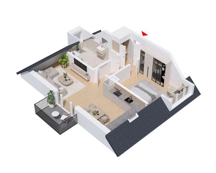 Grundriss Wohnung 11