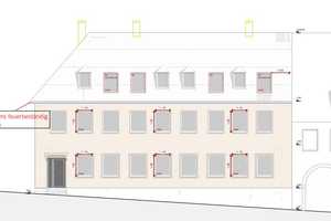Perfekte Lage am Schloss: -- sanierungsbedürftiges, historisches Stadthaus mit enormem Potenzial – Ludwigsburg (Kreis) – Vorschaubild 23