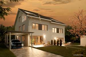 Mitten in Backnang "Moderne und sehr großzügige DHH in reizvoller Lage und mit ruhiger Gartenidylle" – Die vollständige Adresse der Immobilie erhältst du vom Anbieter., 71522 Backnang – Vorschaubild 1