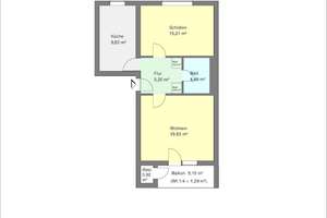 Im Grünen gelegene 2-Zimmer-Wohnung in Dortmund-Bodelschwingh – 44357 Bodelschwingh, Dortmund – Vorschaubild 4