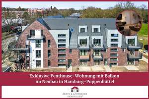 Exklusive Penthouse-Wohnung mit Balkon im Neubau in Hamburg-Poppenbüttel