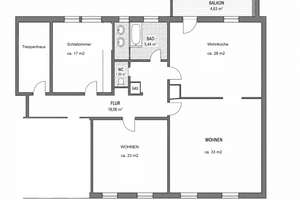 Stilvolle Altbauwohnung mit Balkon in Heidelberg: 3-Zimmer plus Wohnküche in der Altstadt – Die vollständige Adresse der Immobilie erhältst du vom Anbieter., 69117 Altstadt, Heidelberg – Vorschaubild 3