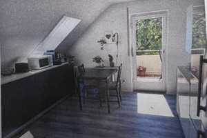 Helle großzügige 2-Zimmer-DG-Wohnung mit Süd-BeiBalkon und Einbauküche in Top-Lage in S-Möhringen – Stuttgart – Vorschaubild 3