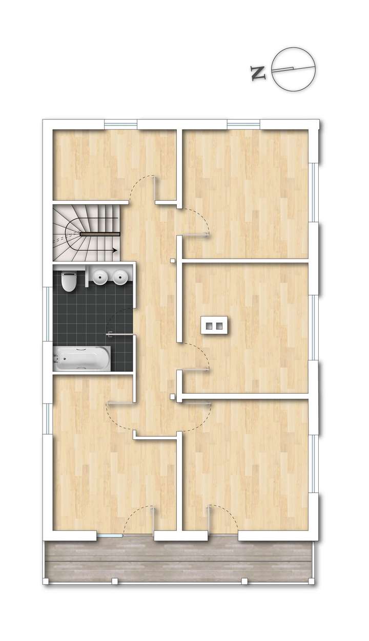 Grundriss Obergeschoss