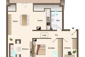 Historic Character Meets Modern City Living. Top-Floor with Private Roof Terrace in Downtown KL – Die vollständige Adresse der Immobilie erhältst du vom Anbieter., 67655 Innenstadt Südwest, Kaiserslautern – Vorschaubild 21