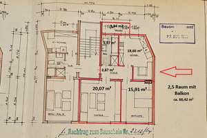 Ab ca. 01.10.26 - 2,5 Raum Wohnung mit Balkon und Garage