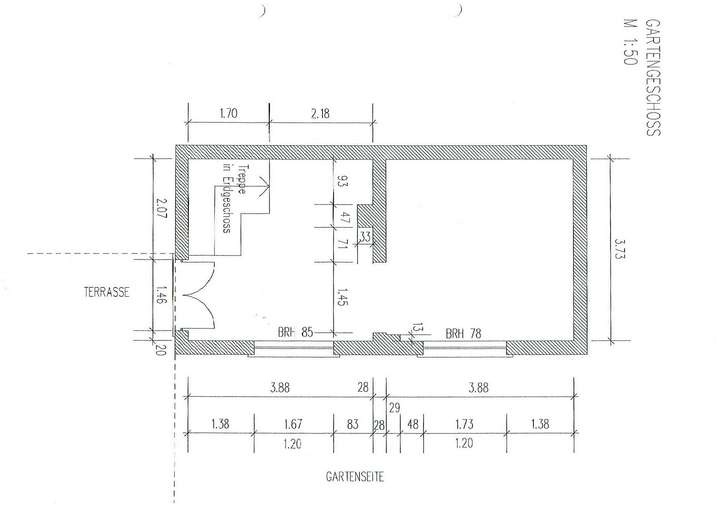 Grundriss Gartengeschoss