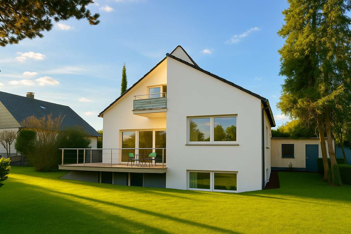 Sanierungsbedürftig! Architektenhaus mit ELW in ruhiger Lage von Lampertheim-Hüttenfeld, Bergstraße Kreis – Bild 1