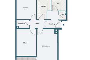 Helle, großzügige 3 Zimmer-Balkonwohnung mit EBK! Nah am Kuhsee – Garmischer Str. 14, 86163 Hochzoll-Süd, Augsburg – Vorschaubild 11