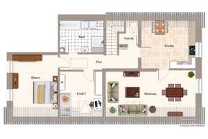 Stilvolles Zweifamilienhaus mit Charme und Potenzial – Warendorf (Kreis) – Vorschaubild 3