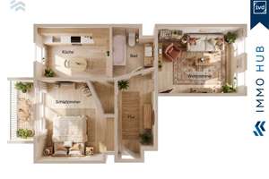 ++ Demnächst leerstehend, Balkon, Badewanne! Charmante 2-Zimmer Wohnung in Gohlis ++ – 4157 Gohlis-Mitte, Leipzig – Vorschaubild 14
