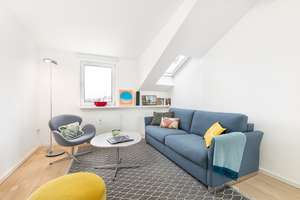 Prenzlauer Berg, Über den Dächern des Winskiezes: 2-Zimmer-Dachgeschoss, Terrasse, Blick ins Grüne – Prenzlauer Allee 14, 10405 Prenzlauer Berg, Berlin – Vorschaubild 4