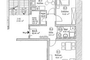 WOW! Eigennutzung auf dem Kaßberg: 2-Raum-WE mit Balkon und Fahrstuhl! – Erich-Mühsam-Straße 32, 9112 Kaßberg, Chemnitz – Vorschaubild 5