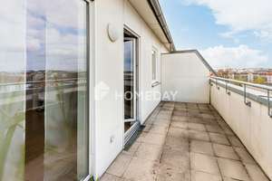 Stilvolle 2-Zimmer-Penthouse-Wohnung mit traumhafter Dachterrasse und Tiefgaragenplatz – Die vollständige Adresse der Immobilie erhältst du vom Anbieter., 4229 Plagwitz, Leipzig – Vorschaubild 2