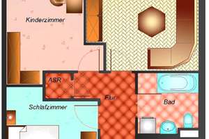 3-Raum-Wohnung mit Einbauküche und Balkon – Clausstraße 47, 9126 Gablenz, Chemnitz – Vorschaubild 9