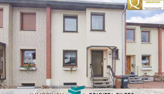 Bild von Nahe Weserpark & ohne Käuferprovision: Solides Reihenmittelhaus mit Garage, Garten und Teilkeller