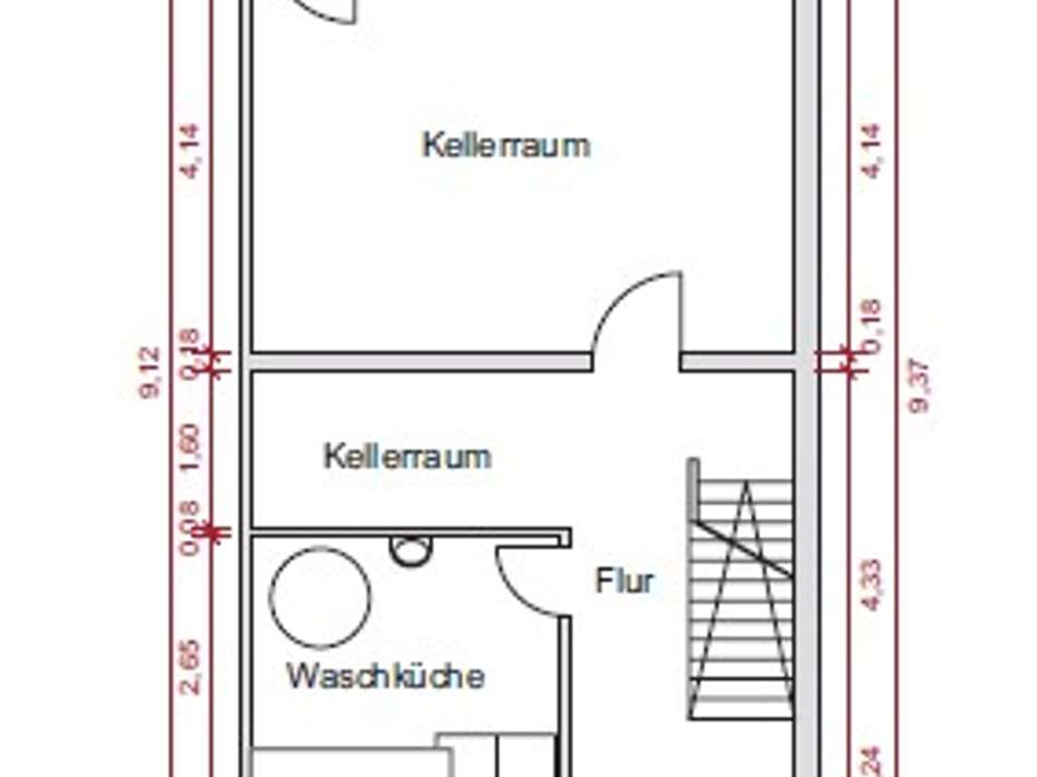 Grundriss Untergeschoss