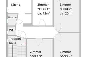 WG-Zimmer für Studenten & Azubis - Top Lage Westerberg – Nobbenburger Straße 8, 49076 Westerberg, Osnabrück – Vorschaubild 5