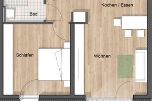 Seniorengerechtes Servicewohnen 2 Raum Wohnung "Leben in Bottrop" – Lehmkuhler Straße 46, 46242 Lehmkuhle, Bottrop – Vorschaubild 3
