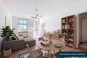 Im Samariterviertel! 1-Zi. Altbauwohnung, Balkon + EBK!