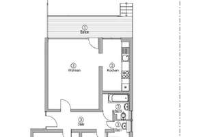 240 qm Garten, EBK, 3 Zimmer mit großem Sonnenscheinbalkon – 40593 Urdenbach, Düsseldorf – Vorschaubild 25