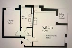 Tolle 2 Zimmer-Wohnung mit Balkon, Einbauküche wartet auf Sie! – Semmelweisstraße 22, 12524 Altglienicke, Berlin – Vorschaubild 3