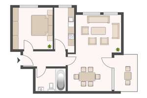 2-Raum-Wohnung mit Balkon und Tiefgaragenstellplatz in ruhiger Lage – Die vollständige Adresse der Immobilie erhältst du vom Anbieter., 4158 Wiederitzsch, Leipzig – Vorschaubild 12