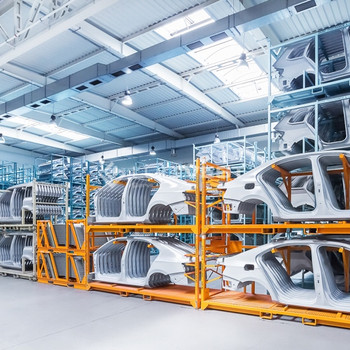 Entstehende Mulit-User-Neubauhalle nahe dem Porsche- und BMW-Werk Leipzig!