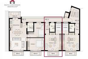 Wohnen auf Luxusniveau: Helle Wohnung mit Balkon & Erstbezug in Hamburgs begehrtester Lage – Die vollständige Adresse der Immobilie erhältst du vom Anbieter., 20144 Harvestehude, Hamburg – Vorschaubild 11