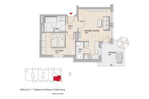 SONNTAGSBESICHTIGUNG 2 Zimmer Erdgeschosswohnung mit Terrasse – Massenheimer Landstraße 14a, 65239 Hochheim am Main – Vorschaubild 6
