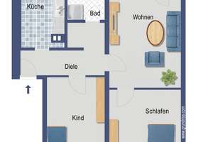 leerstehende Wohnung mit Balkon - provisionsfreier Verkauf – Wilhelm-Warsch-Straße 7, 50181 Bedburg – Vorschaubild 17