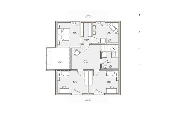 Grundriss Dachgeschoss