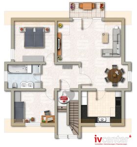 Schöne Dachgeschosswohnung mit herrlichem Weitblick
