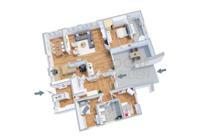 Erdgeschoss Haus rechts