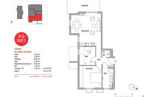 Gartenwohnung mit Süd-West-Ausrichtung und großzügigem Wohngefühl – Pembaurstraße 6, 81243 Pasing, München – Vorschaubild 2