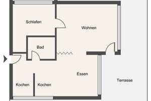 ***NETTE MIETER GESUCHT - TOLLE 2 ZIMMER WOHNUNG MIT GROßER DACHTERRASSE*** – Krefelder Str. 145, 47839 Hüls, Krefeld – Vorschaubild 9