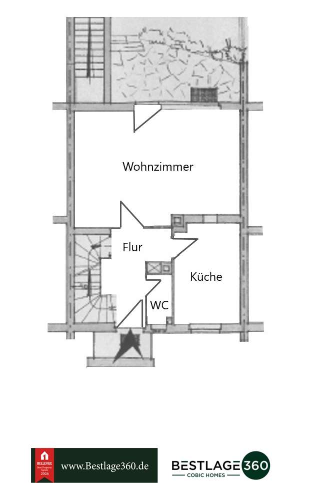 Grundrissplan Erdgeschoss